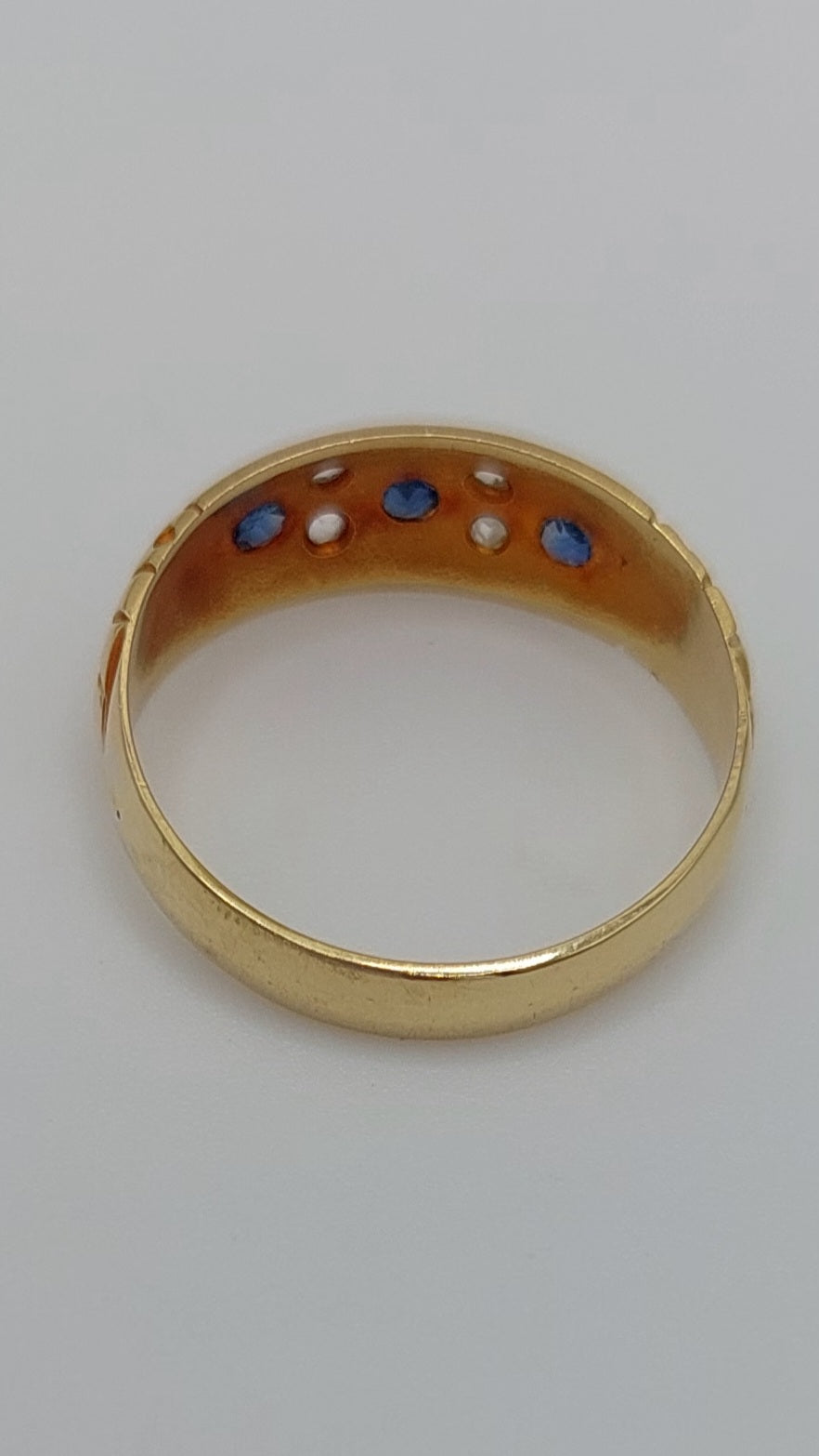 Sapphire and Diamond 18ct Gold Ring
