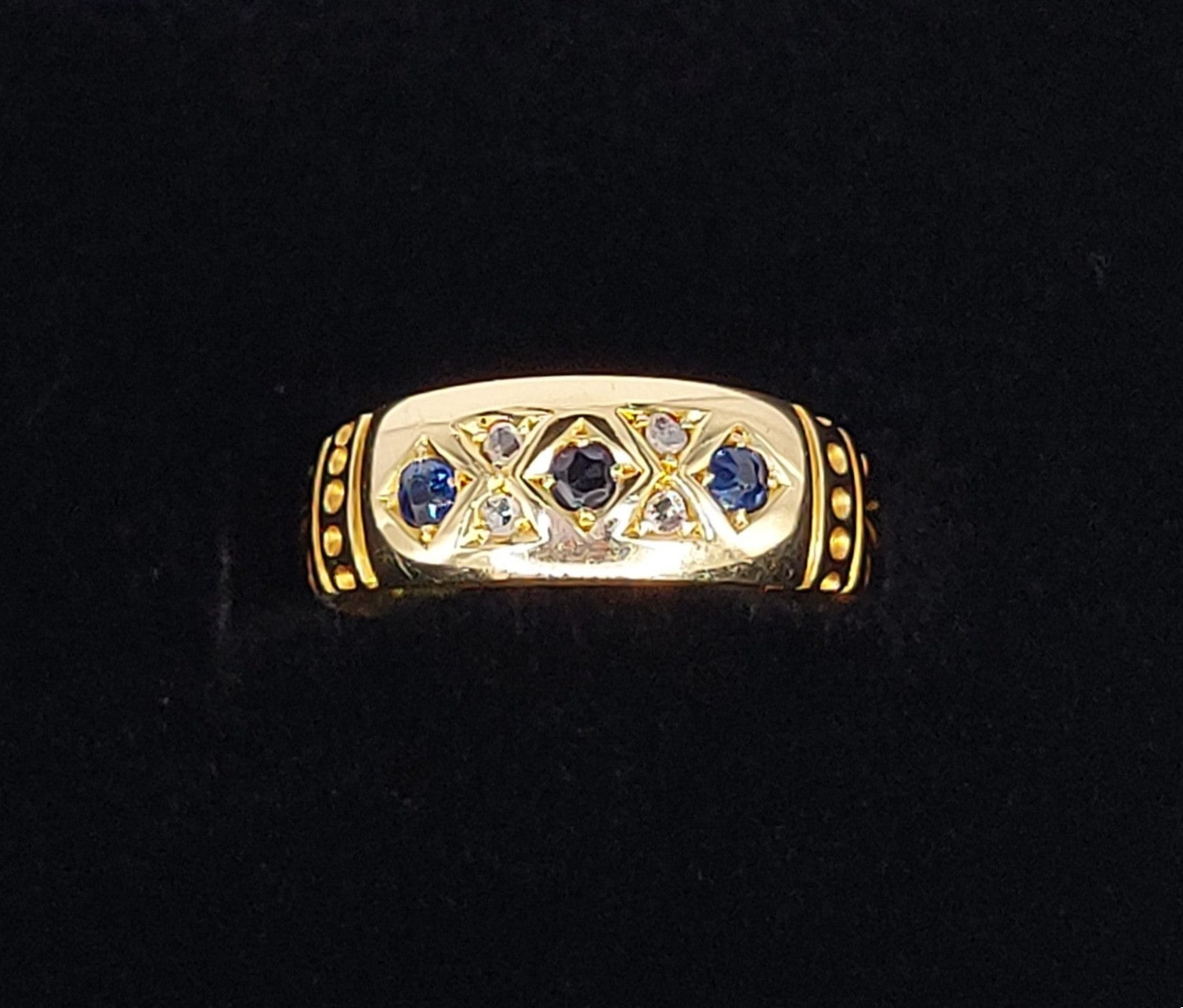 Sapphire and Diamond 18ct Gold Ring